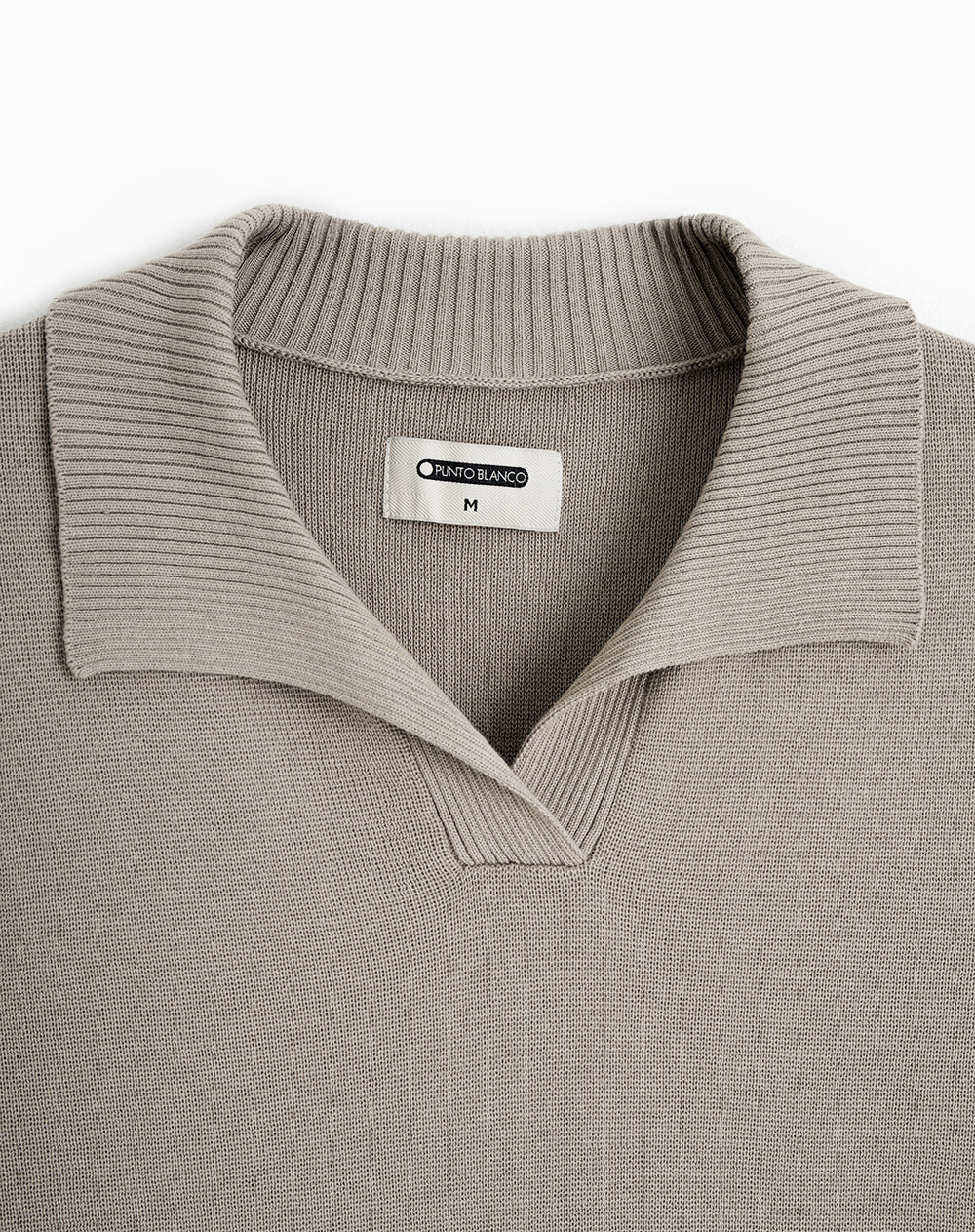 Polo regular fit taupe hombre