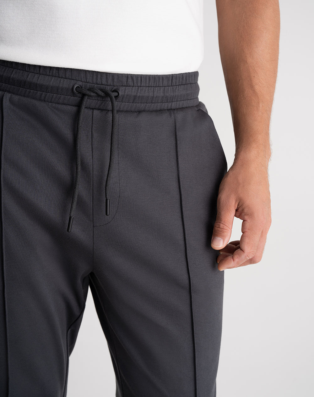 Pantalón deportivo hombre algodón negro