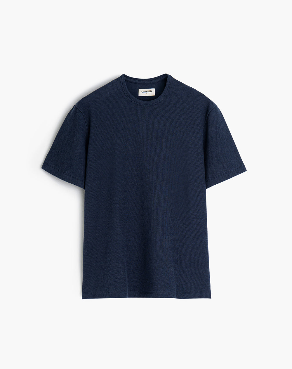 Camiseta regular fit manga corta azul