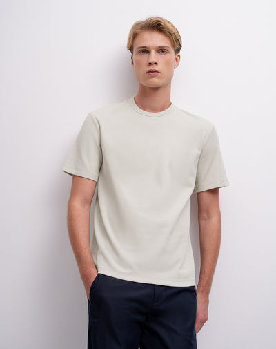 Camiseta regular algodón habana hombre