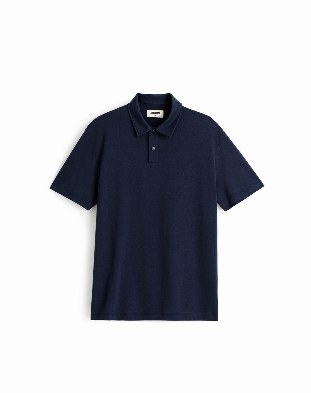 Polo regular algodón jersey azul