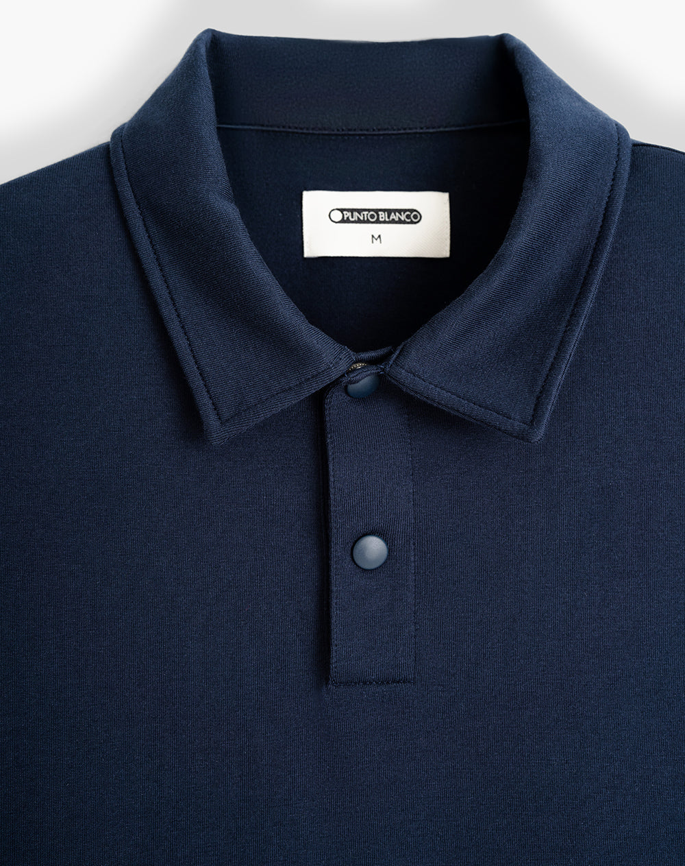 Polo regular algodón jersey azul
