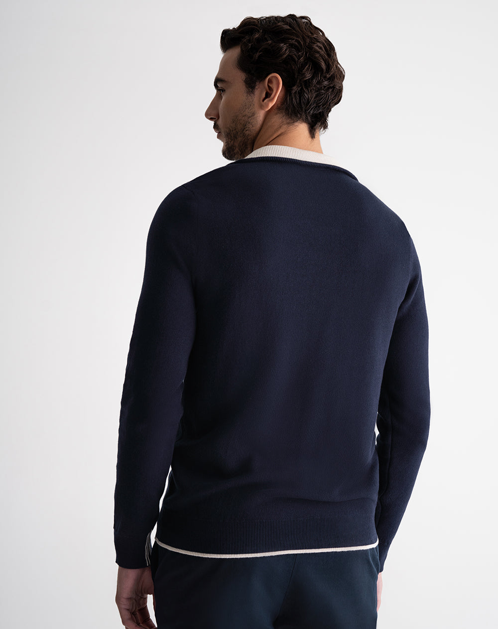 Buzo regular fit azul