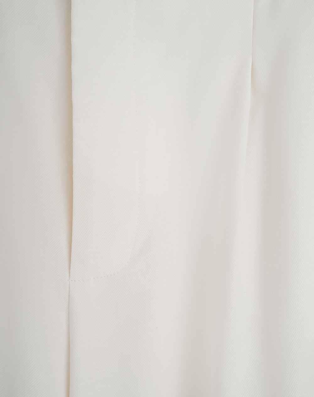 Pantalón palazzo tiro alto elástico en cintura crudo mujer