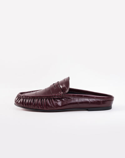 Zapatos loafer vinotinto