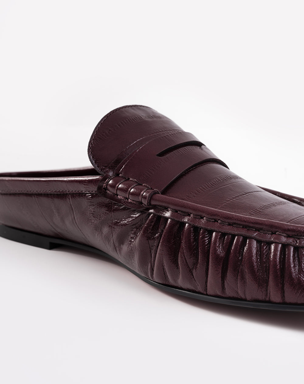 Zapatos loafer vinotinto