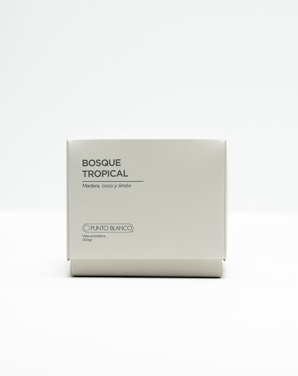 Vela con aroma a bosque tropical
