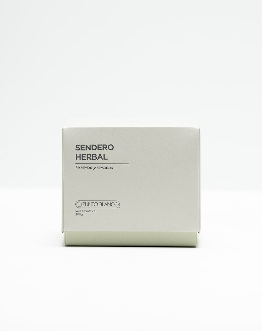 Vela con aroma a sendero herbal