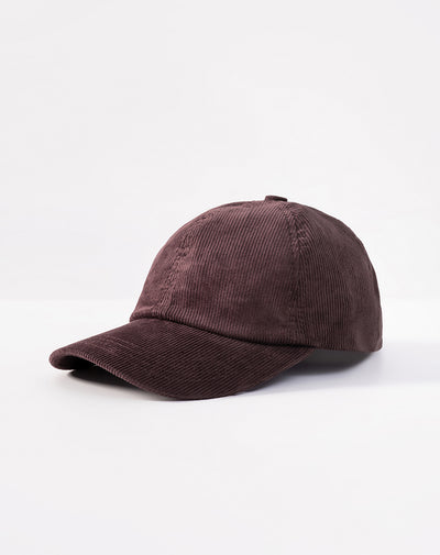 Gorra ajuste con hebilla café