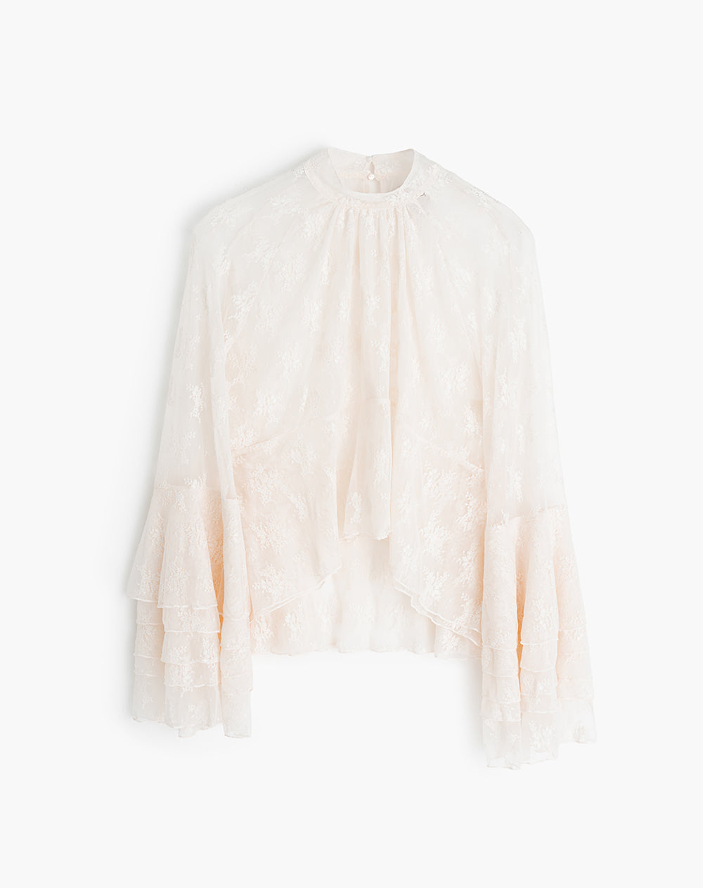 Camisa manga larga encaje con boleros Ana Beliza