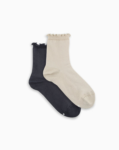 2 pares de medias cortas surtido