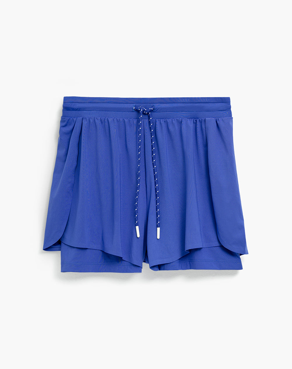Short deportivo ciclista interno azul mujer
