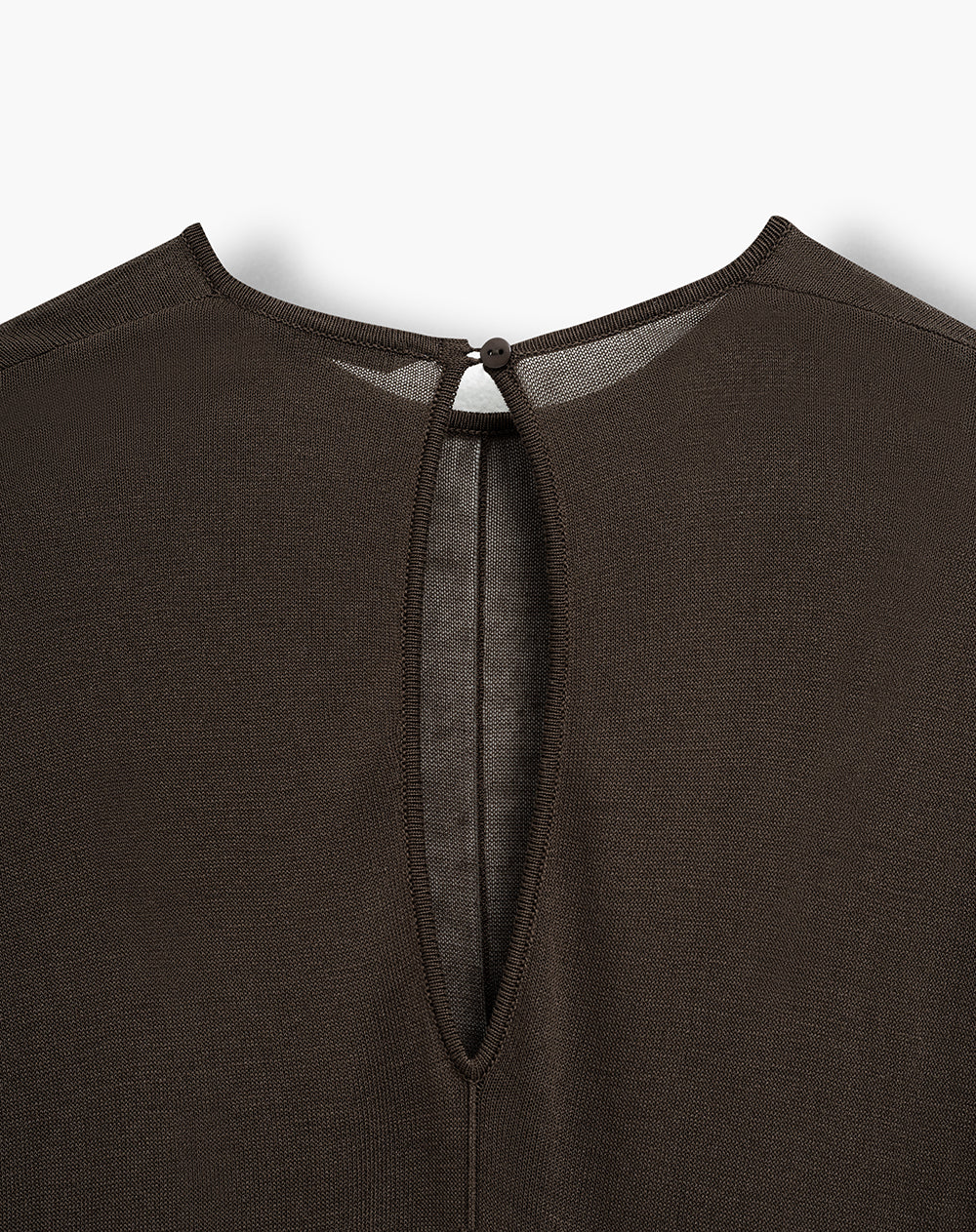 Vestido largo cafe