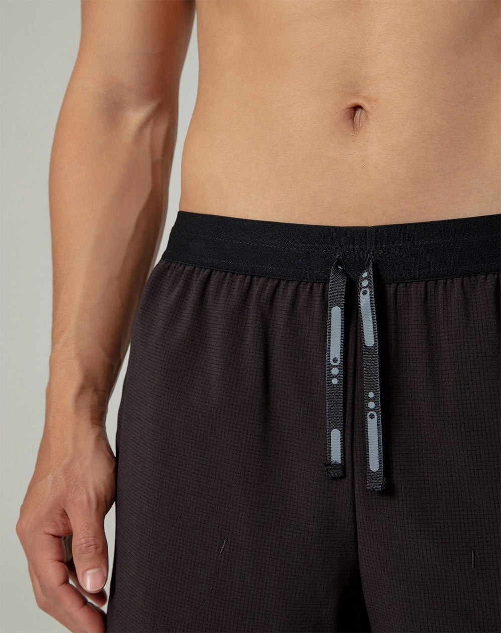 Pantaloneta deportiva ciclista interno negra para hombre