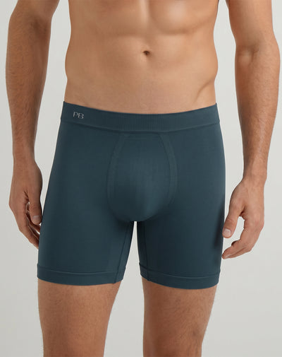 Bóxer deportivo largo seamless x4unds surtido