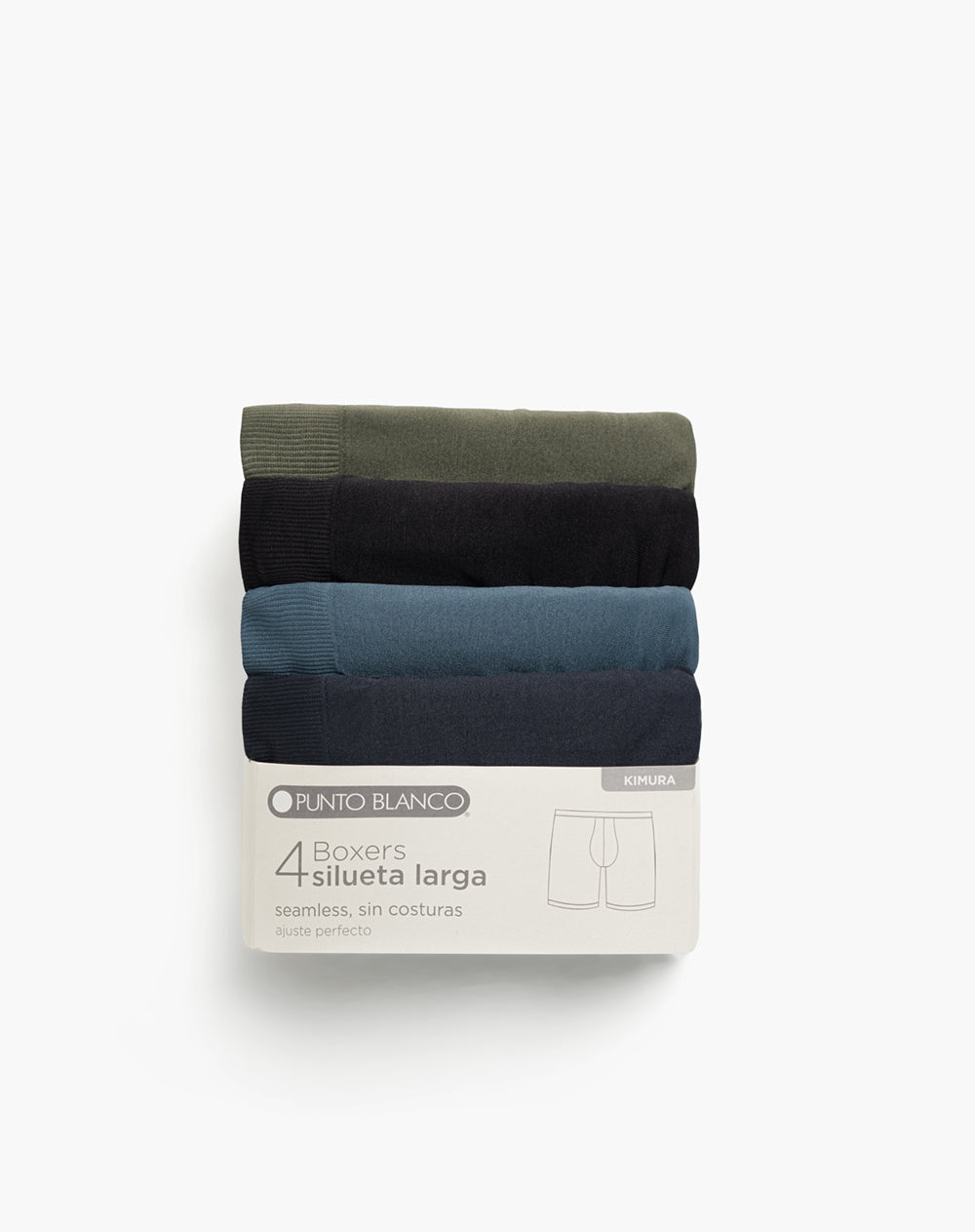 Bóxer deportivo largo seamless x4unds surtido