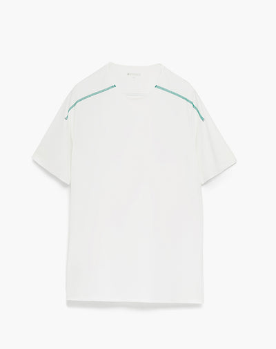 Camiseta regular fit manga corta blanca