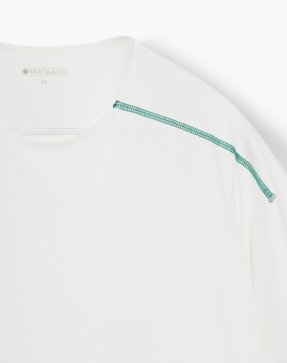 Camiseta regular fit manga corta blanca