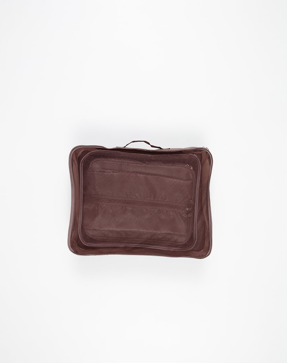 Set de 6 estuches cafés