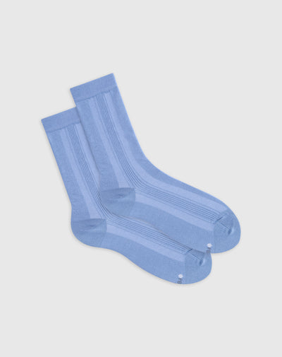 Medias para mujer largas en algodón azules