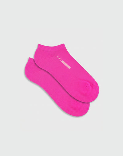 Medias tobilleras fucsia fluorescente