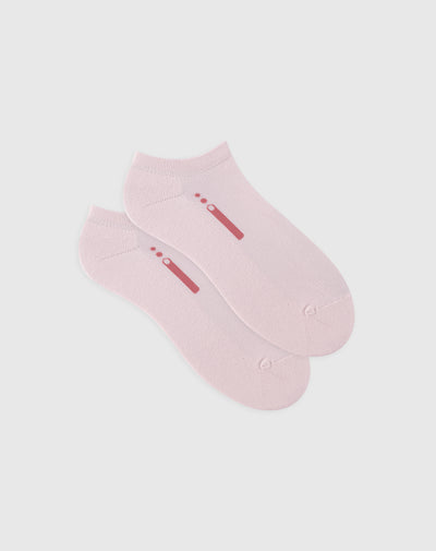 Medias para mujer tobilleras cortas acolchadas rosadas