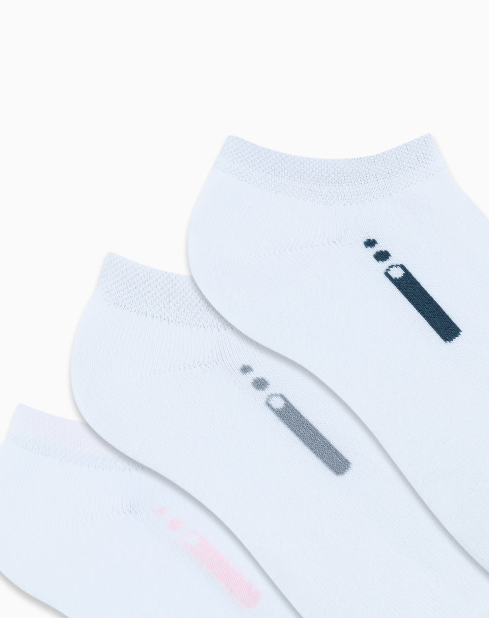 Medias deportivas mujer tobillera corta alcolchadas pack x3 surtido