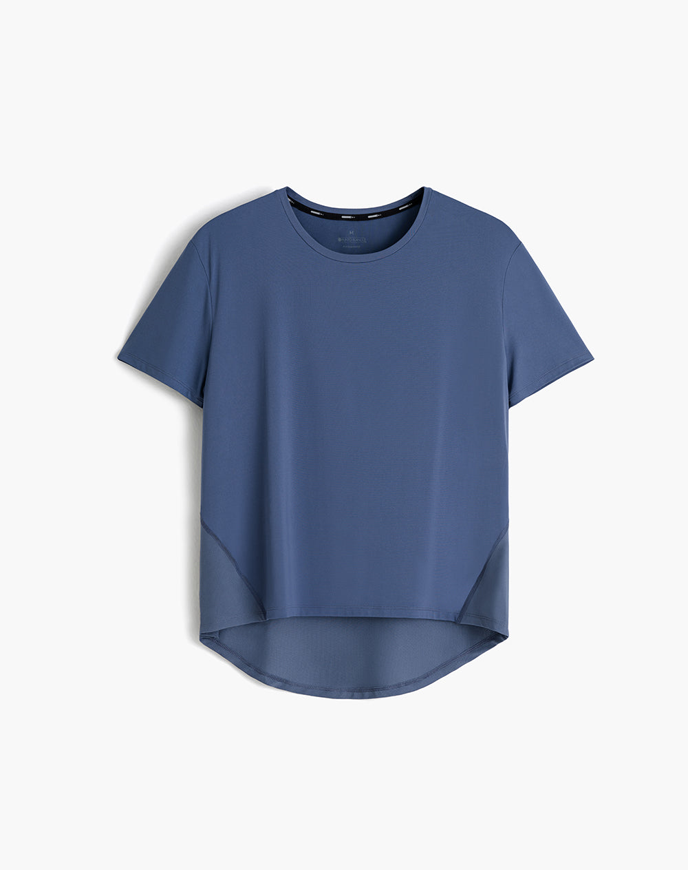 Camiseta deportiva mujer control humedad azul
