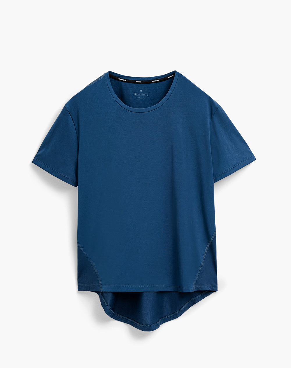 Camiseta deportiva control humedad azul mujer