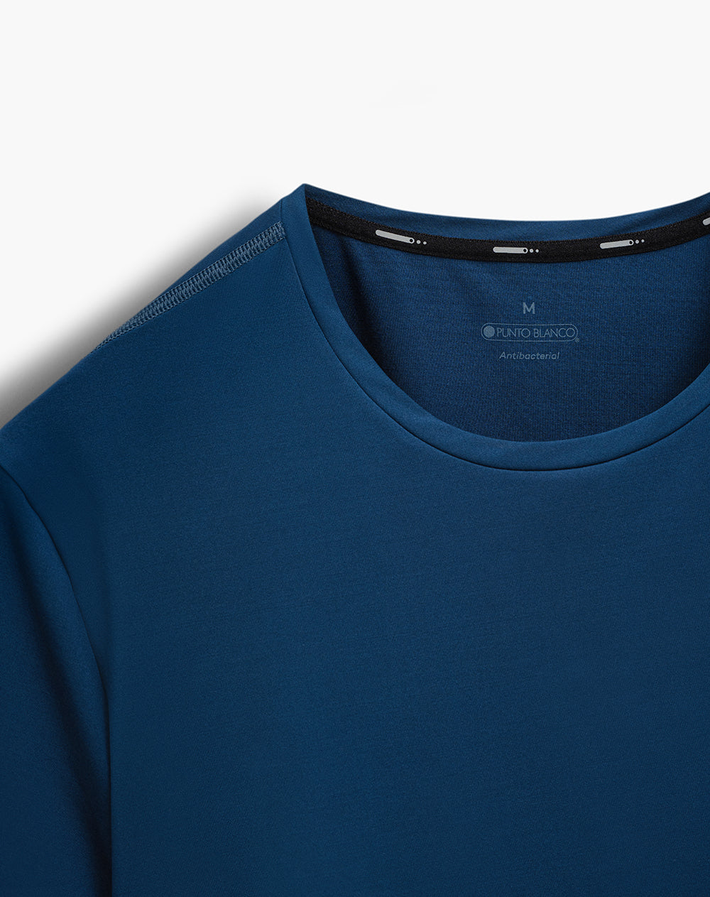 Camiseta deportiva control humedad azul mujer