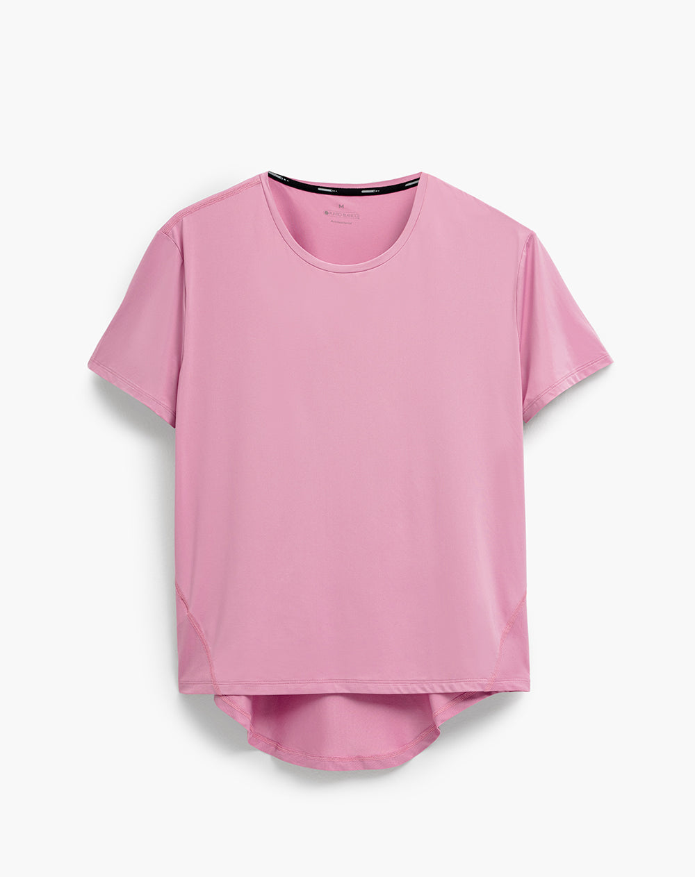 Camiseta deportiva control humedad rosada mujer