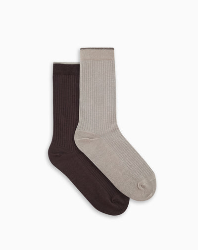 2 pares de medias largas surtido