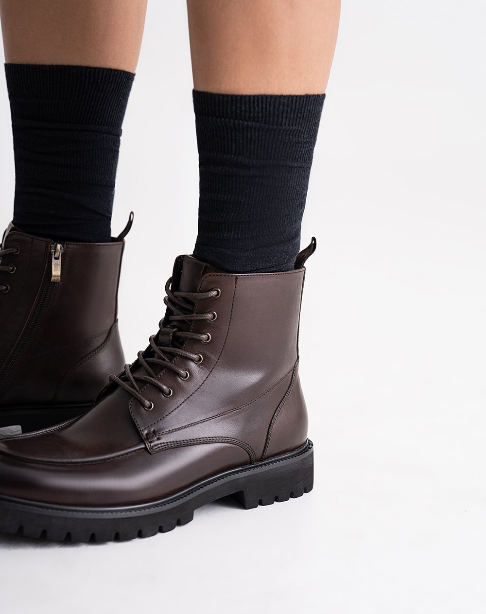 Medias largas azules oscuras