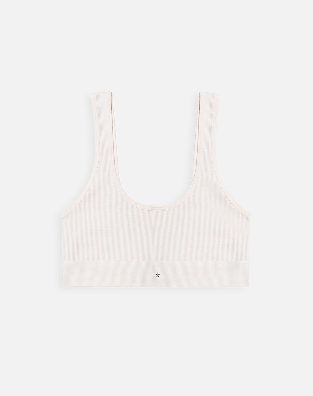 Top soporte medio seamless caqui