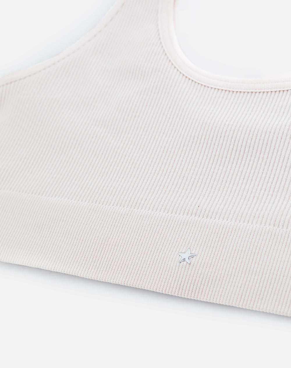 Top soporte medio seamless caqui