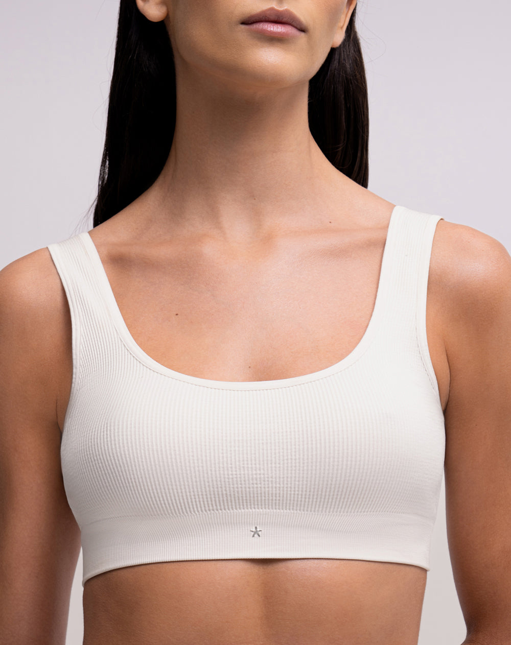 Top soporte medio seamless vainilla