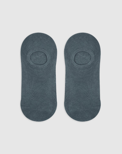 Medias para mujer tobilleras cortas en algodón azules