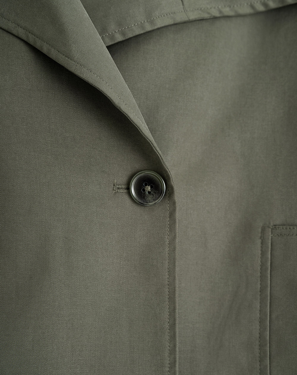 Chaqueta con forro y sin capucha verde mujer