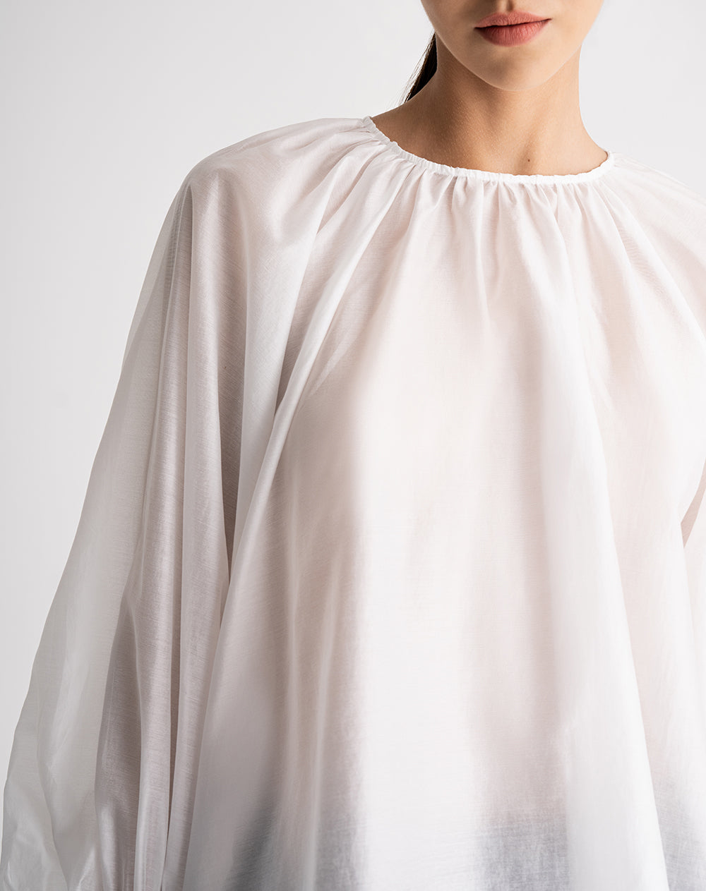 Camisa regular fit manga larga cruda