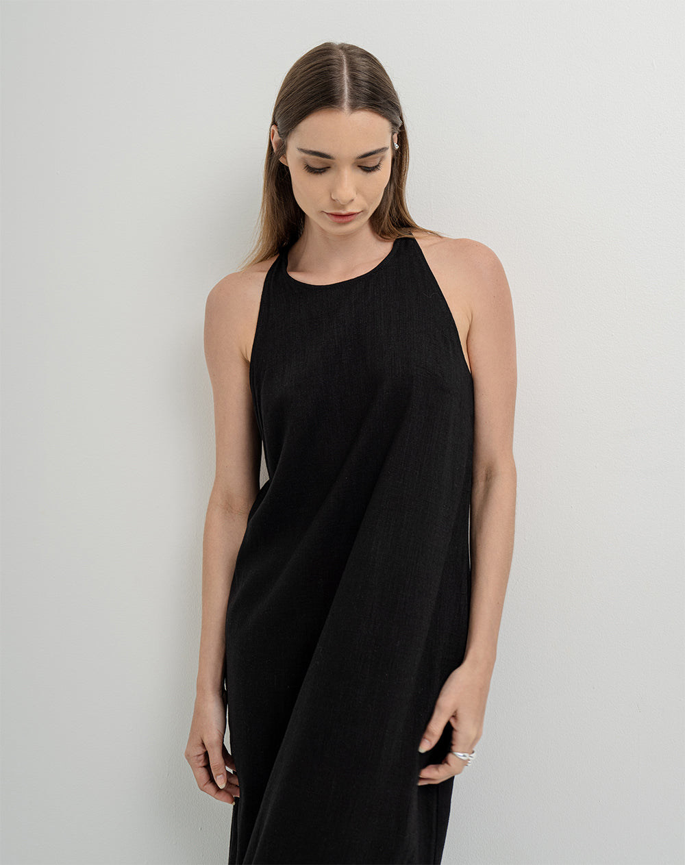 Vestido largo negro