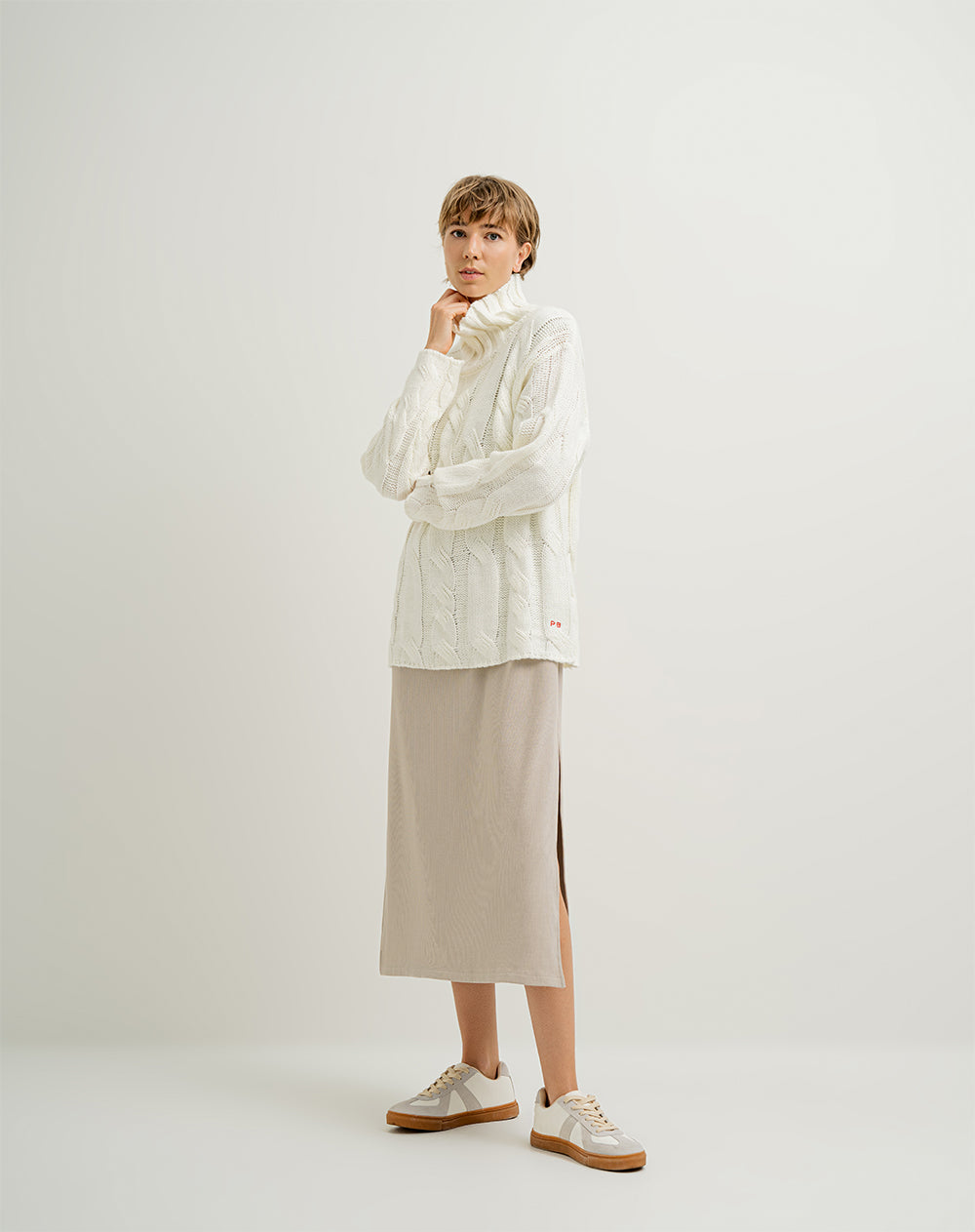 Buzo oversized fit crudo