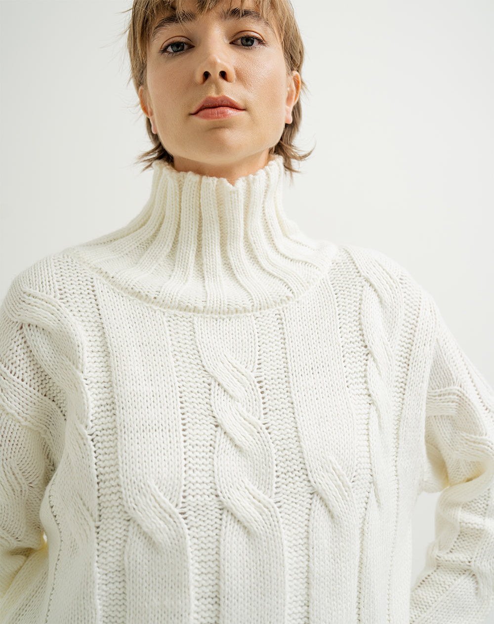 Buzo oversized fit crudo