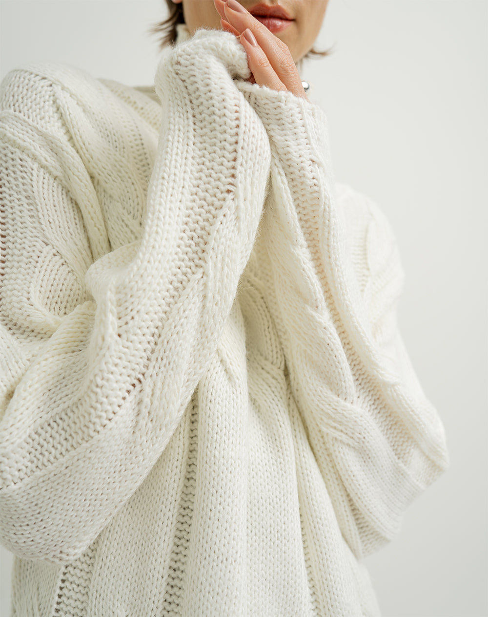 Buzo oversized fit crudo
