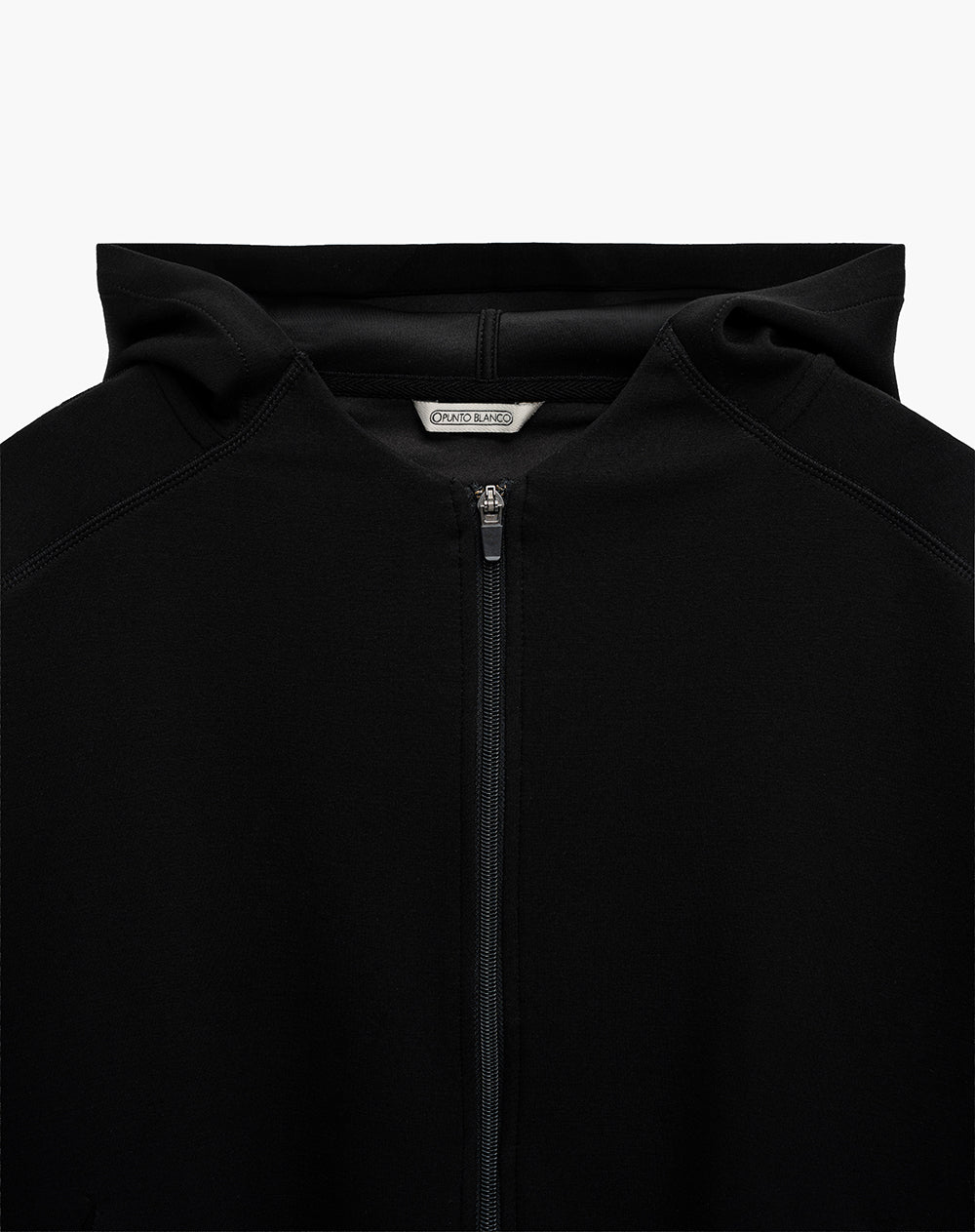 Chaqueta hoodie oversized negra mujer