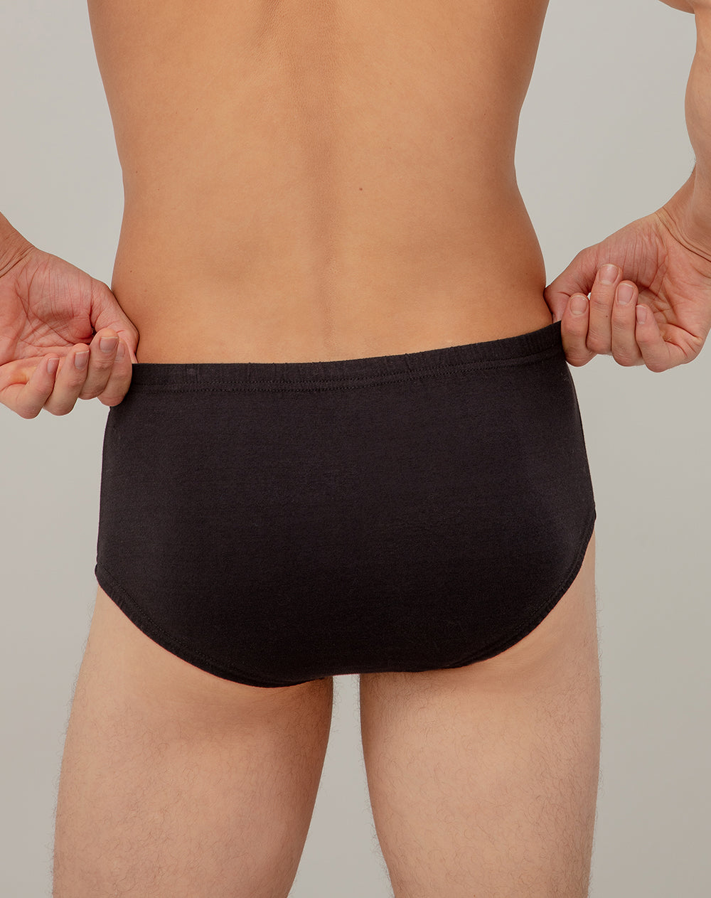 Bóxer brief algodón panel anatómico x3unds surtido