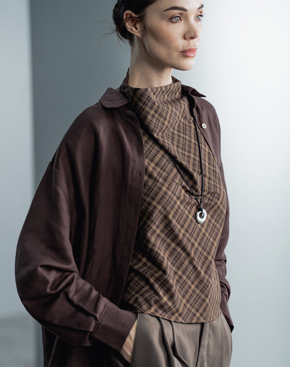 Blusa rombos sin mangas mujer