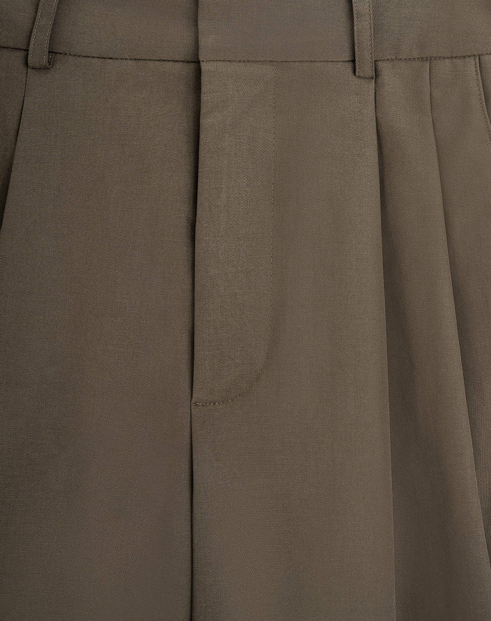 Pantalón palazzo tiro alto café mujer