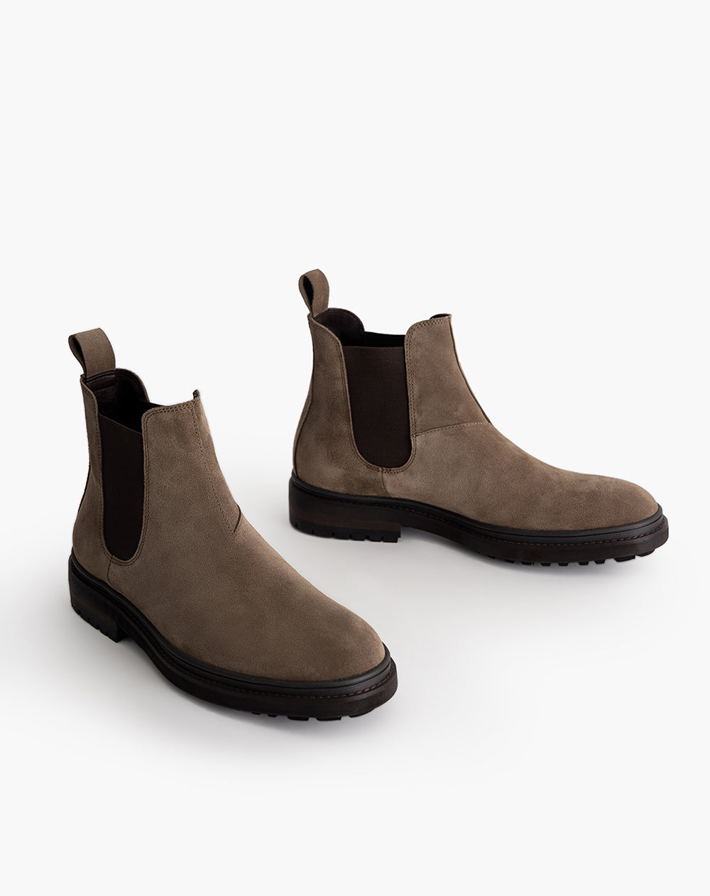 Botas caña baja cafe
