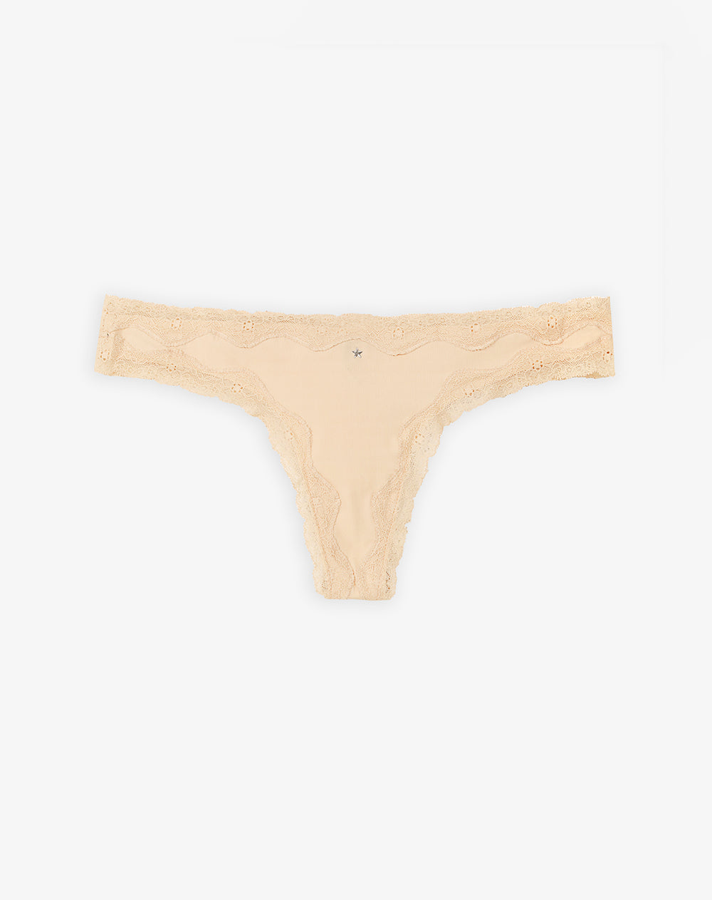 Panty brasilero en punto tiro medio amarillo