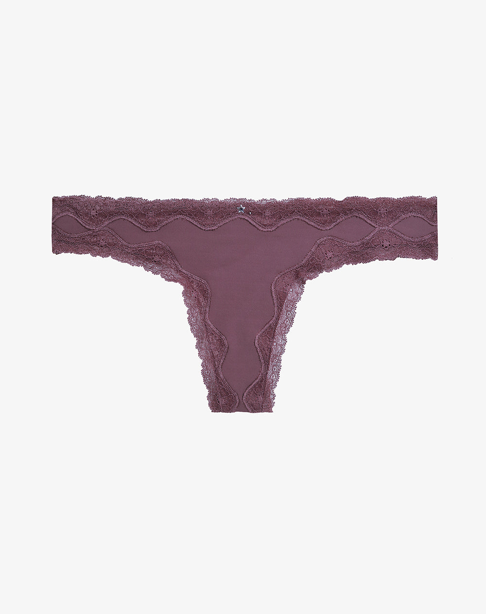 Panty brasilero en punto tiro medio morado
